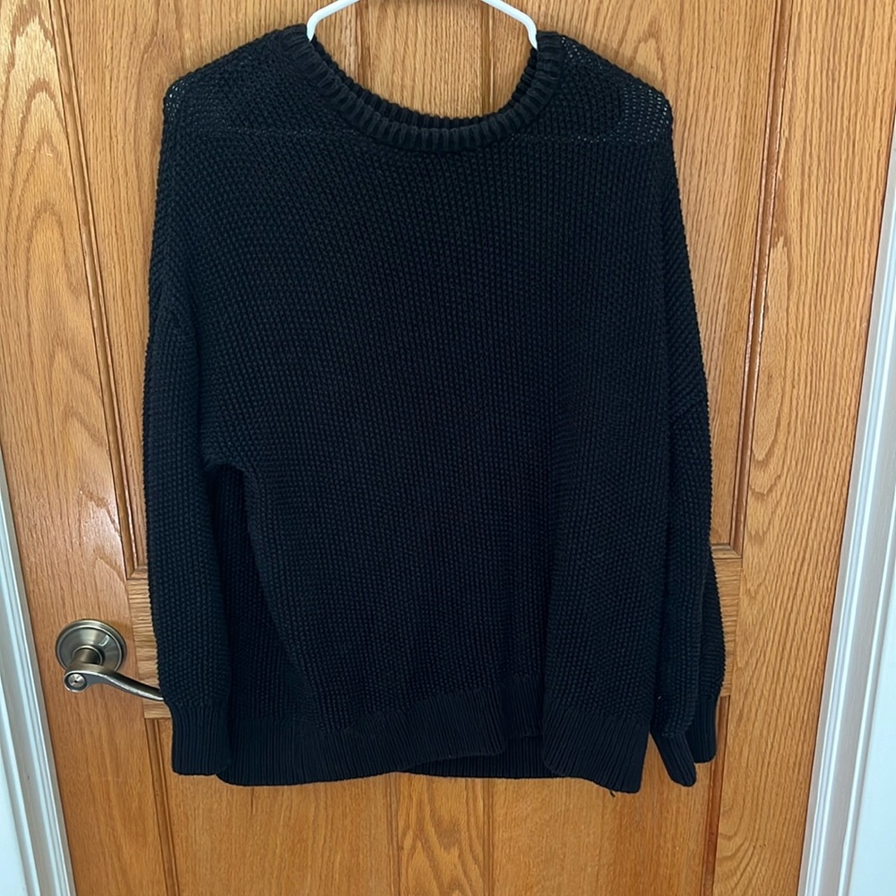 Tunic length sweater